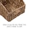 Honey Can Do Natural Wicker Asymmetrical Storage Baskets, 2ct.